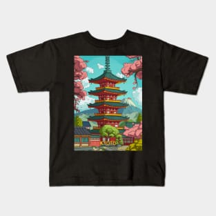 Kyoto Cartoon Style Kids T-Shirt